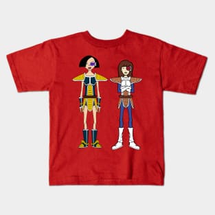 DARIA & JANE SAIYANS Kids T-Shirt